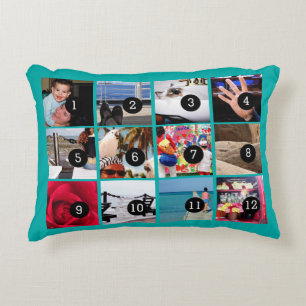 Almofada Decorativa Doze de suas fotos para tornar seu próprio presen