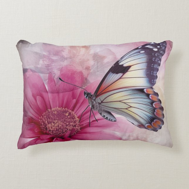 Almofada Decorativa Dreamfly na Canvas Floral (Frente)