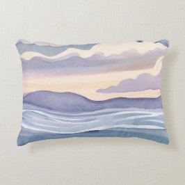 Almofada Decorativa Dreamy Ocean Waves | Watercolor