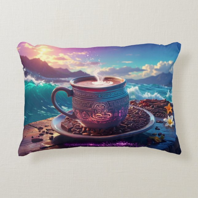 ALMOFADA DECORATIVA DRINK OF THE GODS - COCOA (Frente)