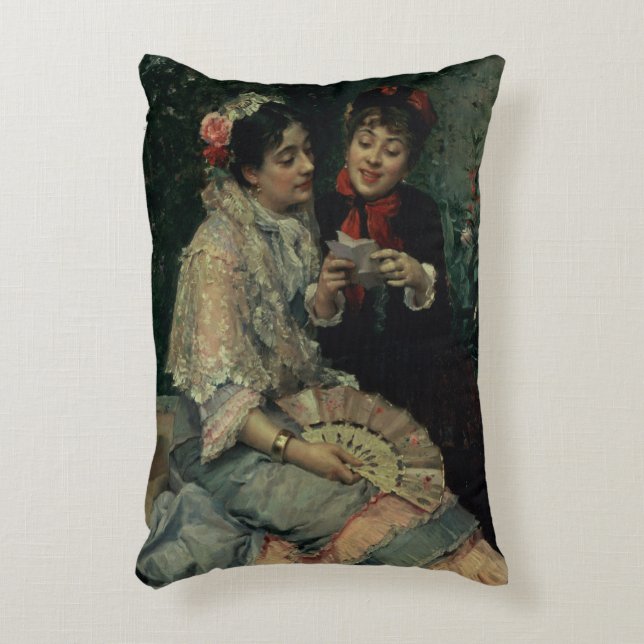 Almofada Decorativa Duas mulheres espanholas (Frente(Vertical))