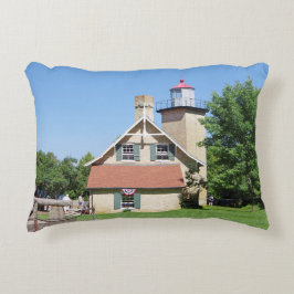 Almofada Decorativa Eagle Bluff Lighthouse travesseiro