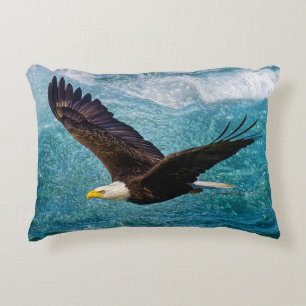 Almofada Decorativa Eagle Sofrendo acima da tempestade