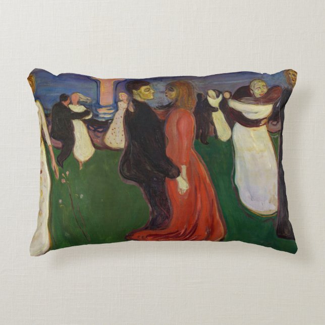 Almofada Decorativa Edvard Munch - A dança da vida (Frente)