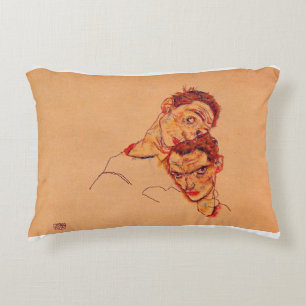 Almofada Decorativa Egon Schiele - Auto Retrato Duplo