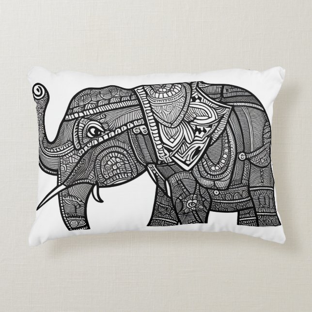 Almofada Decorativa Elefante (Frente)