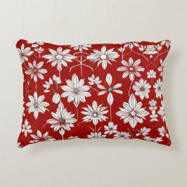 Almofada Decorativa Elegância florescente: Travesseiro decorativo Flor