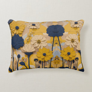 Almofada Decorativa Elegância florescente: Travesseiro decorativo Flor