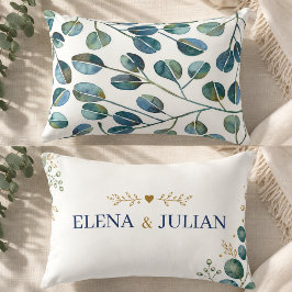 Almofada Decorativa Elegant Blue Eucalyptus