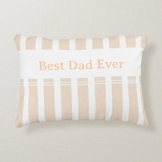 Almofada Decorativa Elegante Personalizado Melhor Pai de Todos com Lis