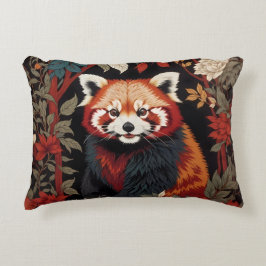 Almofada Decorativa Elegante Red Panda William Morris Inspirou Floral