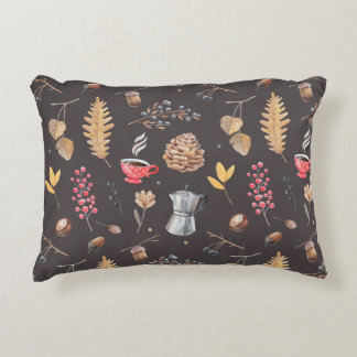 Almofada Decorativa Elementos botânicos inspirados na fantasia