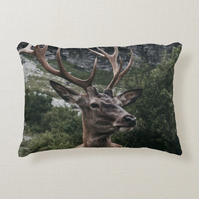 ALMOFADA DECORATIVA ELK STACK DEER (Frente)