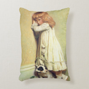 Almofada Decorativa Em Desgraça de Charles Burton Barber, Vintage Art