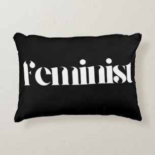 Almofada Decorativa Empoderamento do Travesseiro Feminista Decor dom