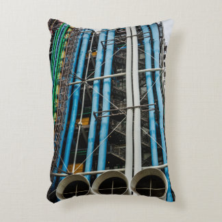 Almofada Decorativa Encanamentos coloridos na fachada de uma