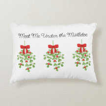 Encontre-me debaixo do Mistletoe Reversible Christ