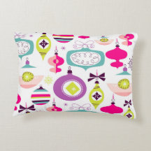 Enfeites de natal retros brilhantes