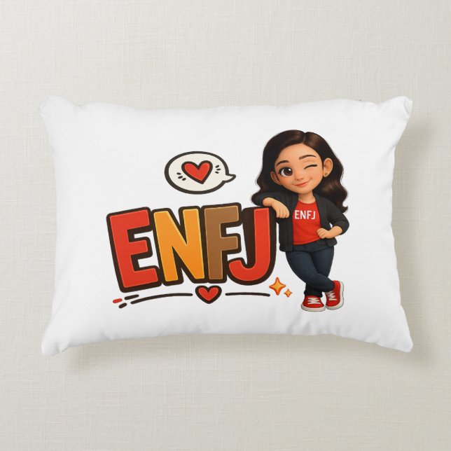 ALMOFADA DECORATIVA ENFJ (Frente)