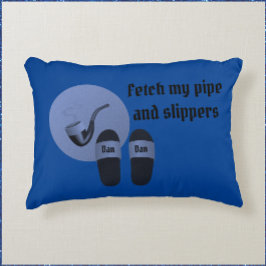 Almofada Decorativa Engraçado e Slippers Para Ele