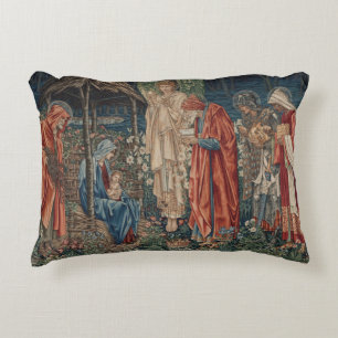 Almofada Decorativa Epifania Três Reis Virgem Mary Bebê Jesus Joseph