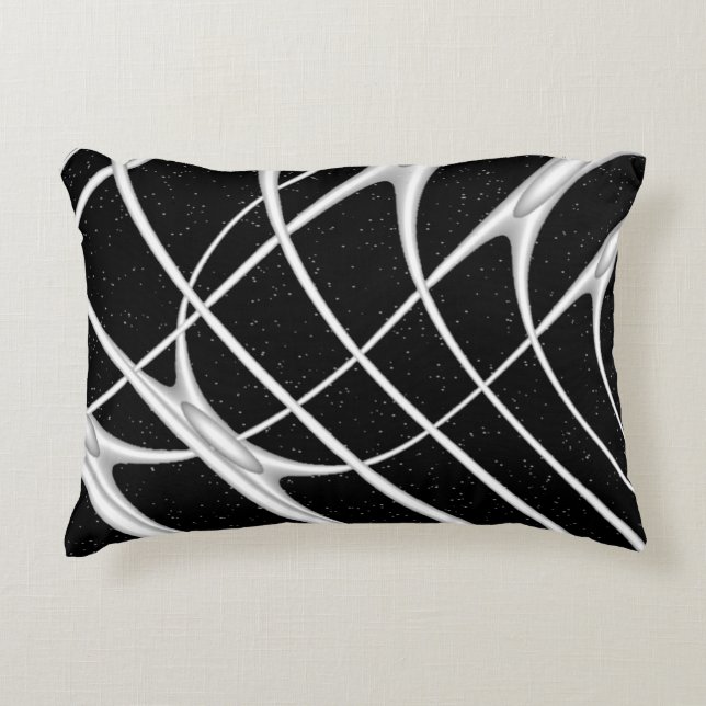 Almofada Decorativa Espaço de Galáxia Fractal (Frente)