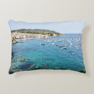 Almofada Decorativa Espanha Costa Brava - Foto Cênnica do Oceano Azul