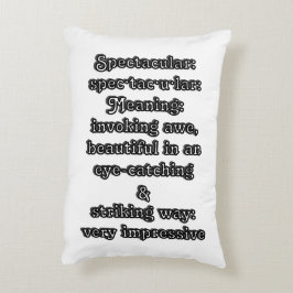Almofada Decorativa Espetacular: ・ de definição tac ・ u lar ・