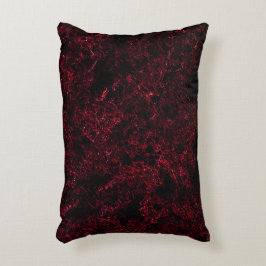 Almofada Decorativa Esponja vermelha russa sobre fundo vermelho-escuro