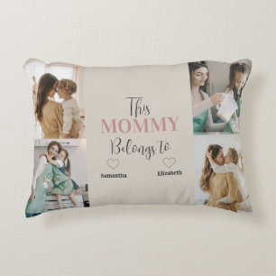 Almofada Decorativa Esta Mamãe Pertence A - Travesseiro Personalizado