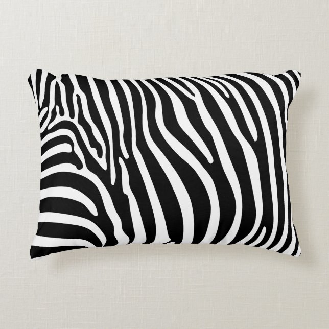 Almofada Decorativa Estampa de Zebra (Frente)