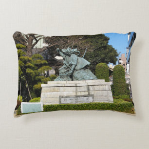 Almofada Decorativa Estátua de Samurai Kamakura Gongoro Kagemasa Kabu