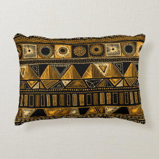 Almofada Decorativa Estilo Asteca: Étnica Tribal Sem Olho.