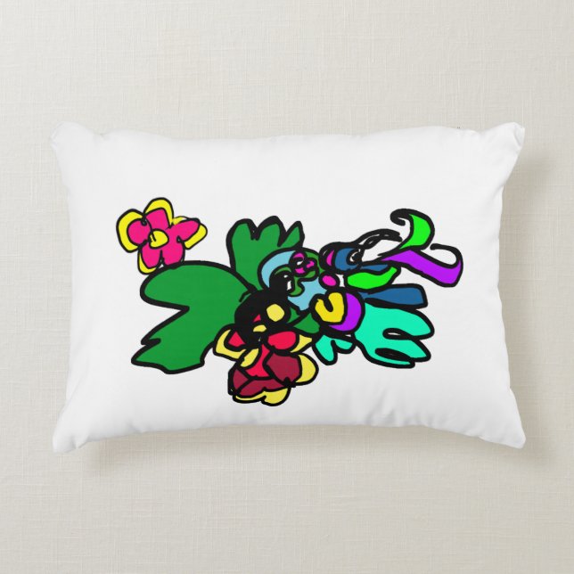 Almofada Decorativa estilo beija-flor  (Frente)