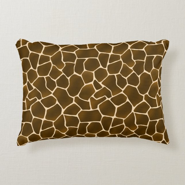 Almofada Decorativa Estilo Selvagem Safari Giraffe Encontra Impressão  (Frente)