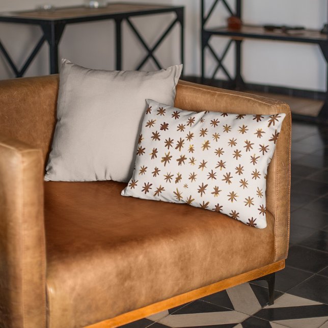 Almofada Decorativa Estrelas de aquarela - âmbar (Criador carregado)