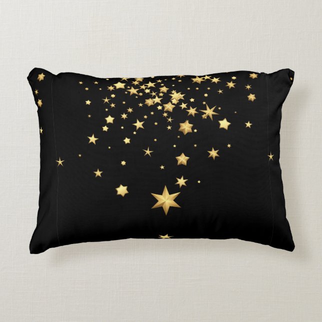 Almofada Decorativa Estrelas do ouro (Frente)