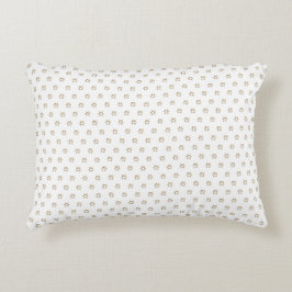 Almofada Decorativa Estrelas Douradas do Elegante Starry Pattern