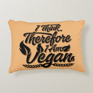 Almofada Decorativa Eu Acho, Por Isso Sou Vegan