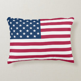 Almofada Decorativa EUA Stars & Stripes Patriótico