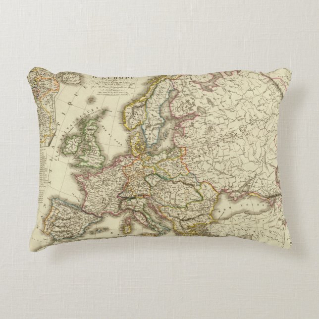 Almofada Decorativa Europa em 1813 2 (Frente)