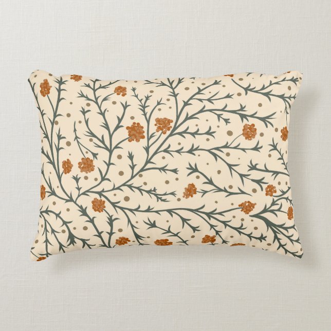 Almofada Decorativa Evergreen Kisses Under the Mistletoe (Frente)