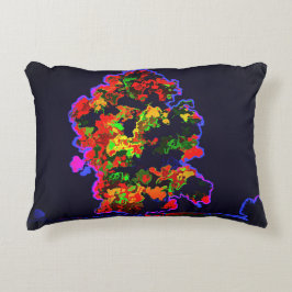 Almofada Decorativa Explosão de árvore neon