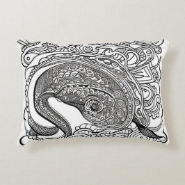 Almofada Decorativa Face de Peacock