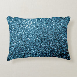 Almofada Decorativa Faíscas de luz azul-bebê