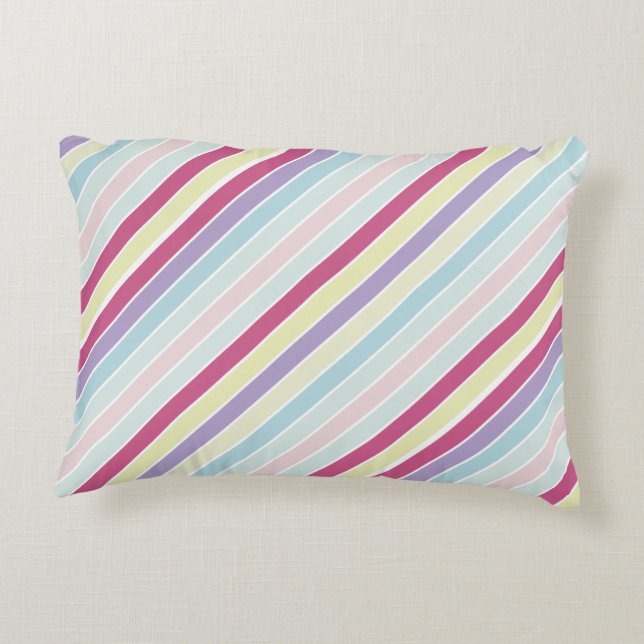 Almofada Decorativa Faixa de Pastel (Verso)