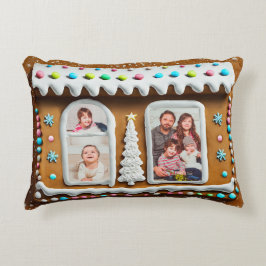 Almofada Decorativa Família em Gingercake Foto de Natal