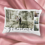 Almofada Decorativa Família Personalizada de Colagem de Fotos e Texto<br><div class="desc">Faça uma família personalizada Faça um travesseiro de acentos e de manutenção de fotos de Ricaso - adicione suas próprias fotos e texto - foto colagem de fotos com presentes de manutenção</div>