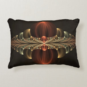 Almofada Decorativa Fantasy Construction Shiny Abstrato Fractal Art