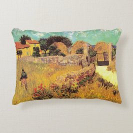 Almofada Decorativa Farmhouse in Provence por Vincent van Gogh